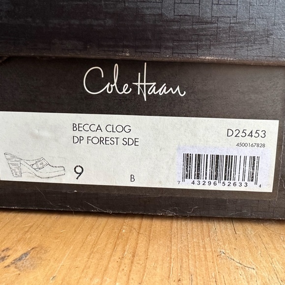 Forest Green Clark's suede mules - Picture 6 of 7